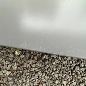 Grey & glass console table to upcycle - Image 6