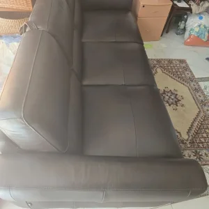 l4 seater eather sofa bed perfect condition - Image 2