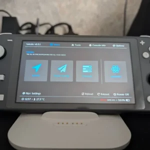 Modchipped Nintendo switch lite