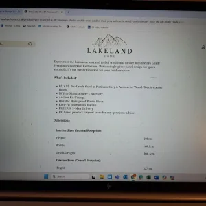 Plastic shed Brand new - Image 6