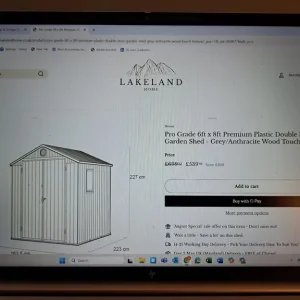 Plastic shed Brand new - Image 8