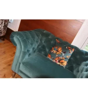 Beautiful chesterfield style Sofa dot com Oscar loveseat - Image 2