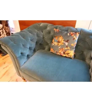 Beautiful chesterfield style Sofa dot com Oscar loveseat - Image 8