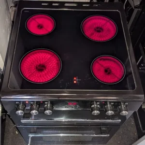 Free delivery&installation 60 cm black electric cooker - Image 2