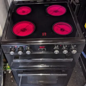 Free delivery&installation 60 cm black electric cooker - Image 4