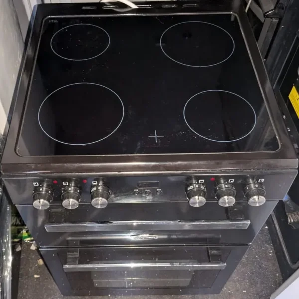 Free delivery&installation 60 cm black electric cooker