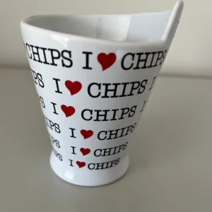 HEINZ I LOVE CHIPS CERAMIC CHIP CONE