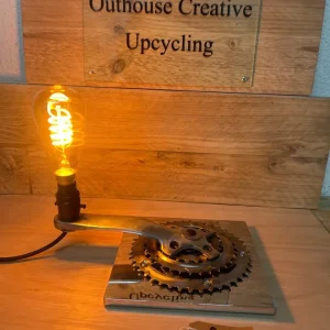 Desk light made from bike parts - Image 7