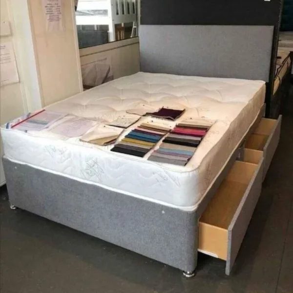 Velvet Divan Bed Set – Elegant & Affordable