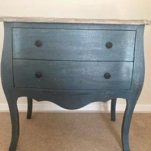 Chest of drawers bedside console table pair