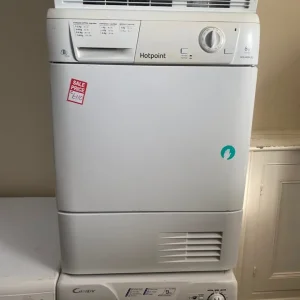 ♻️CLEANED AND TESTED WHITE ENERGY EFFICIENT HOTPOINT CONDENSER DRYER