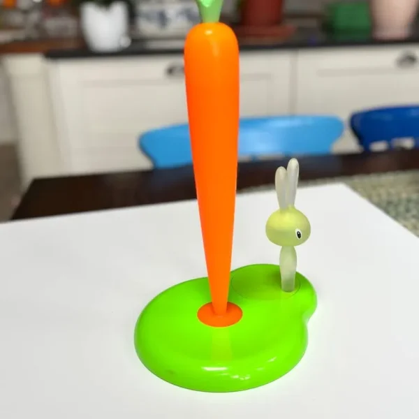 Alessi Bunny and Carrot kitchen towel holder