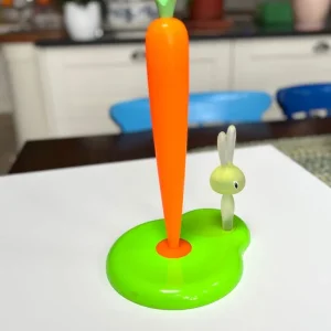 Alessi Bunny and Carrot kitchen towel holder