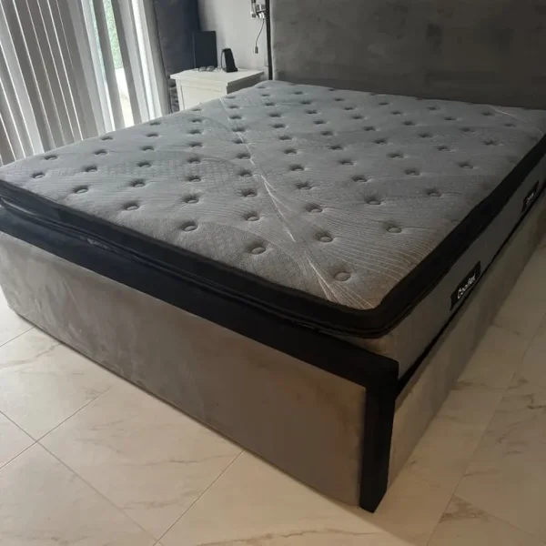 Super king ottoman bed with mattress