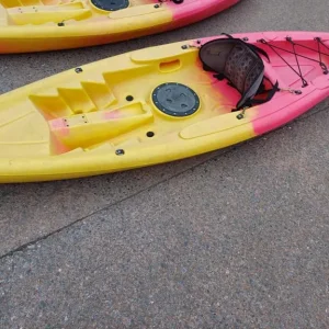 ONE single kayak with paddle and seatback - Image 2