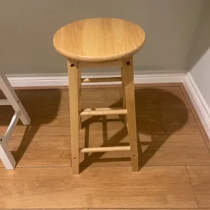 Wooden Bar Stools - Image 3