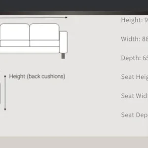 Dainton Sofa Recliner chair with heat and massge - Image 2