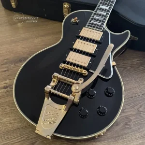 2009 Gibson Custom Shop Les Paul Custom LPB-3 '57 Reissue Black Beauty w/Bigsby VOS - Image 4