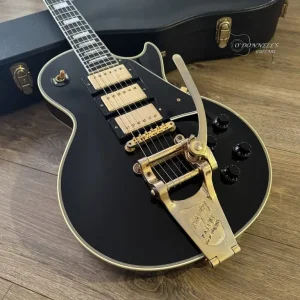 2009 Gibson Custom Shop Les Paul Custom LPB-3 '57 Reissue Black Beauty w/Bigsby VOS - Image 5