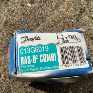 Danfoss Ras-D2 Combi Chrome Straight - Image 2