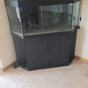 Corner jewel fish tank