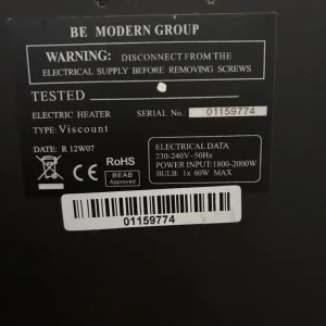 Lovely free standing electric fire - Image 3