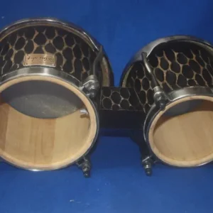 Tycoon Master Handcrafted Original Series Bongos Chrome Rims 7in + 8.1/2in Great Condition £100 ono - Image 4