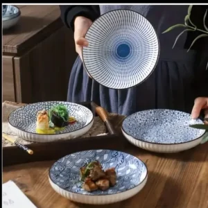 New & boxed - 4 ceramic plate set - Image 2