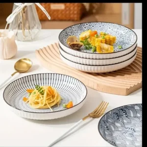 New & boxed - 4 ceramic plate set - Image 3