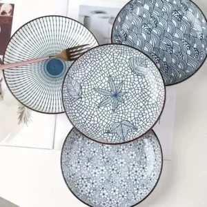 New & boxed - 4 ceramic plate set - Image 4