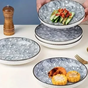 New & boxed - 4 ceramic plate set - Image 5