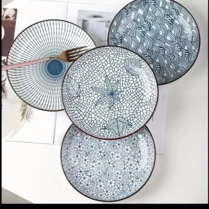 New & boxed - 4 ceramic plate set - Image 7