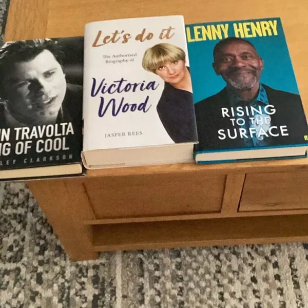 Set 3 hardbacks biographies