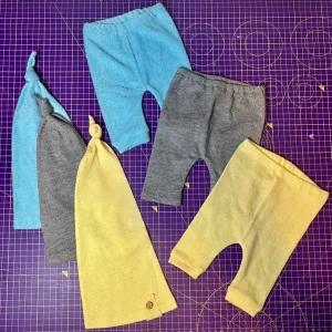handmade soft trousers for newborn babies