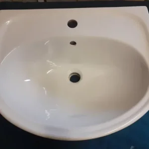 Semi-recessed Bathroom Basin