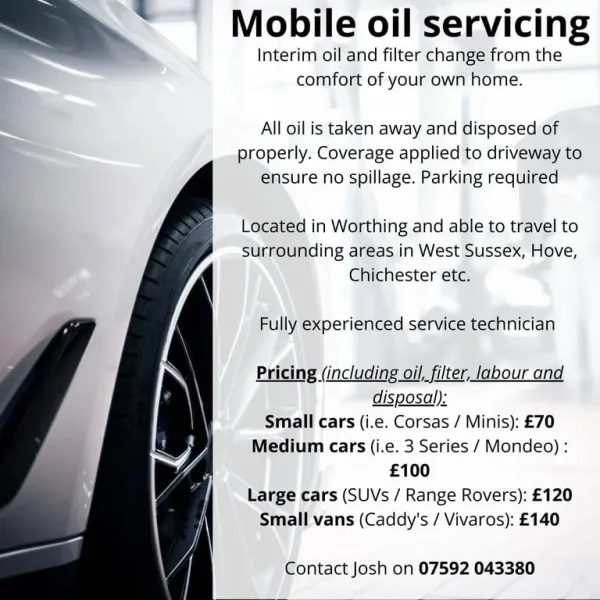 Mobile Oil Servicing