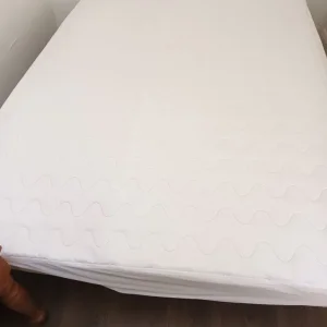 IKEA NYHAMN 3 SEAT sofabed, with mattress, mattress protecter, grey cover plus LYCKSELE storage - Image 8