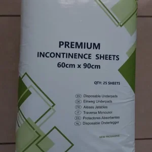 Incontinence sheets and Tena Pants size M