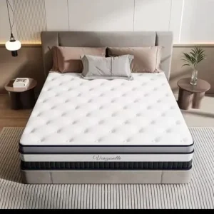 As-New White Fabric Mattress - Immaculate Condition - Image 4