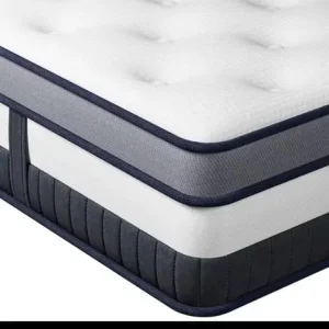As-New White Fabric Mattress - Immaculate Condition - Image 6
