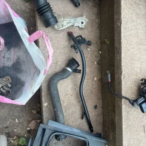 BMW E90 320D coolant hoses and various parts