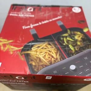 INSTANT VORTEX PLUS 7.6L 8-IN-1 DUAL BASKET AIR FRYER WITH CLEARCOOK S-STEEL NEW - Image 6