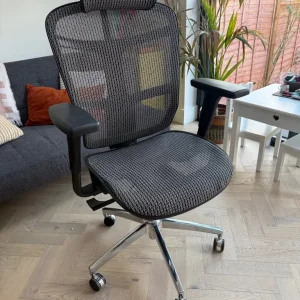 Habitat Grey Ergonomic Office Chair - Image 3