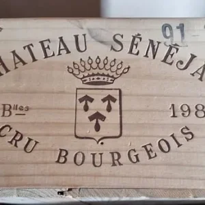 Genuine French vintage wooden wine crates - Image 3
