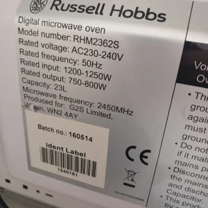 Russell Hobbs digital microwave oven - Image 5