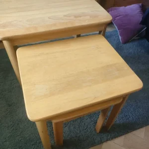 Oak furnitureland nest of tables - Image 3