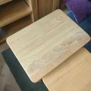 Oak furnitureland nest of tables - Image 4