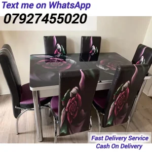 Limited-Time Offer – High Quality Extendable Dining Table Set (6 Chairs Included)** - Image 3