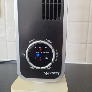 Compact Desktop Tower Fan with Timer and Ioniser - Image 2
