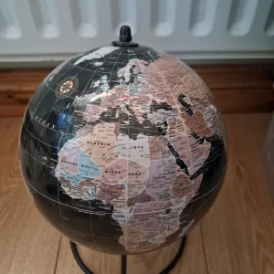 Stylish Black Mini Globe - Image 2